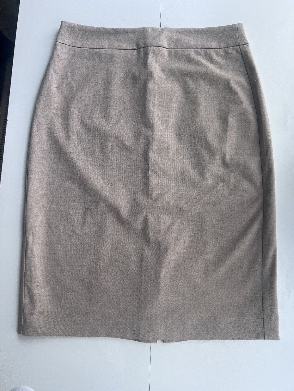 Ann Taylor Taupe Pencil Skirt